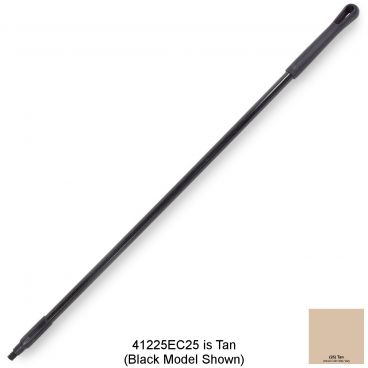 Carlisle 41225EC25 Tan 48 Inch Sparta Fiberglass Broom Handle With 3/4" ACME Threaded Tip