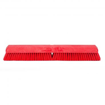 Carlisle 41890EC05 Red 18" Long Sparta Spectrum Omni Sweep Push Broom Without Handle