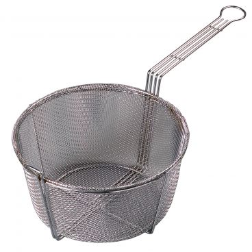 Carlisle 601002 Steel Mesh Fryer Basket, Chrome Plated, 11-1/2"