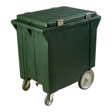 Carlisle IC222008 Forest Green Cateraide 200 Lb Mobile Ice Caddy