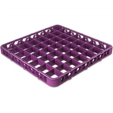 Carlisle RE36C89 Lavender OptiClean 36 Compartment Divided Glass Rack Extender