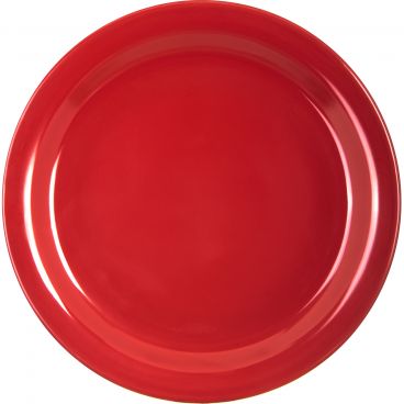 Carlisle 4350105 Red Melamine Dallas Ware Plate - 9" Diameter