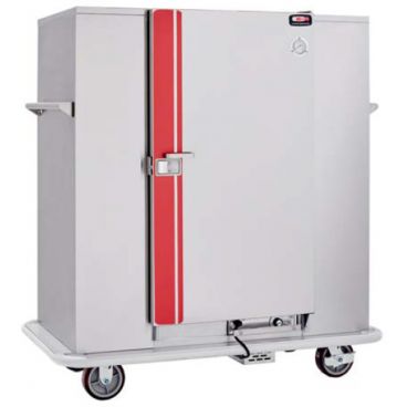 Carter-Hoffmann BB96 Classic Carter Series 54" Tall x 50 3/4" Wide Single-Door 120-Plate Capacity Insulated Stainless Steel Mobile Heated BB Series Banquet Cabinet For Plates Up To 10 1/2" Diameter, 120V 1650 Watts
