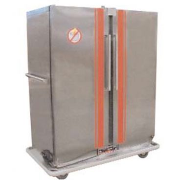 Carter-Hoffmann BR1000 EnduraHeat Heat Retention Series 63 3/8" Tall x 69 3/8" Wide 2-Door 120-Plate Capacity Insulated Stainless Steel Mobile Heated Banquet Cabinet For Plates Up To 12 3/4" Diameter, 120V 1950 Watts