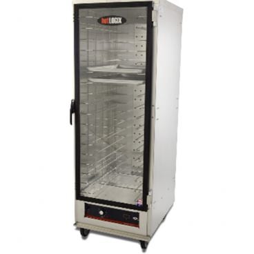Carter-Hoffmann HL1-18 LOGIX1 Series Full-Height 18-Tray Capacity Non-Humidified Non-Insulated Aluminum hotLOGIX Heated Holding Cabinet, 120V 1750 Watts