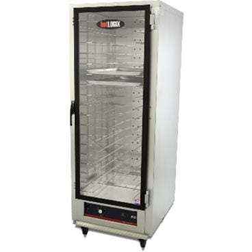 Carter-Hoffmann HL3-18 LOGIX3 Series Full-Height 70 5/8" Tall 18-Tray Capacity Non-Humidified Insulated Aluminum hotLOGIX Heated Holding Cabinet, 120V 1750 Watts