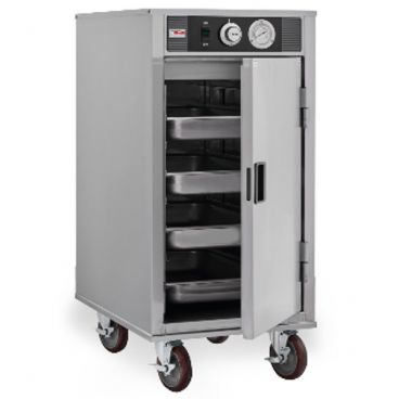 Carter-Hoffmann PH128 PH Series 37 3/4" Tall x 17 7/8" Wide 1-Door 8-Pan Capacity Insulated Stainless Steel Heated Food Transport Cabinet, 120V 1000 Watts