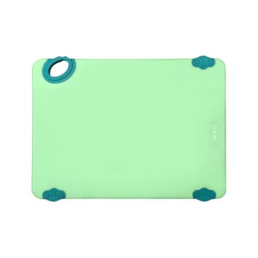 Winco CBK-1218GR 12" x 18" x 1/2" Green StatikBoard Co-Polymer Plastic Cutting Board with Hook