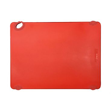 Winco CBK-1824RD 18” x 24” x 1/2" Red StatikBoard Co-Polymer Plastic Cutting Board with Hook