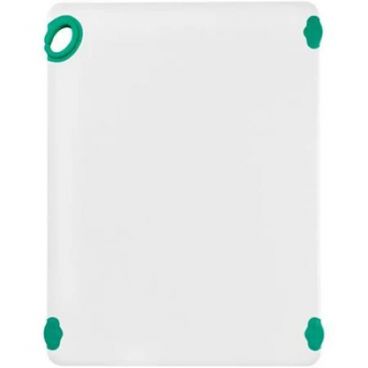 Winco CBN-1824GR 18” x 24” x 1/2" Green StatikBoard Co-Polymer Plastic Cutting Board with Hook