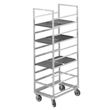 Channel Mfg 440A 20 Tray Bottom Load Aluminum Cafeteria Tray Rack - Assembled