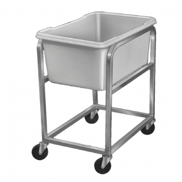 Channel Mfg 600 19 Gallon Jumbo Poly Cart With Aluminum Frame