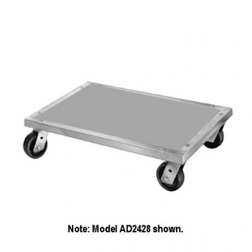 Channel Mfg AD2433 33" x 20" Mobile Aluminum Dunnage Rack