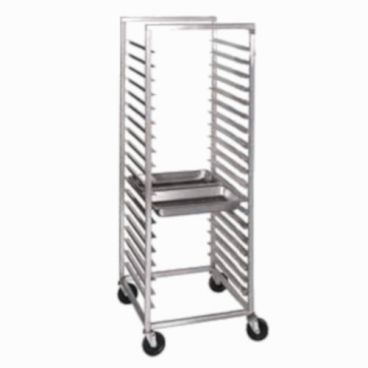 Channel Mfg ETPR-3S 38 Pan End Load Aluminum Steam Table Pan Rack - Assembled