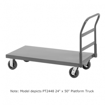 Channel Mfg PT3060 30” x 62” Steel Platform Truck With Removable Handles