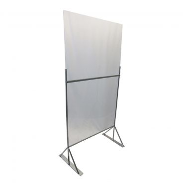 Channel SDDF-3670 Social Distancing Floor Divider 36" Wide Acrylic with Aluminum Frame Stand, 70" High