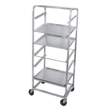 Channel Mfg SRS-11 11-Pan Side Load Angled Merchandising Cart