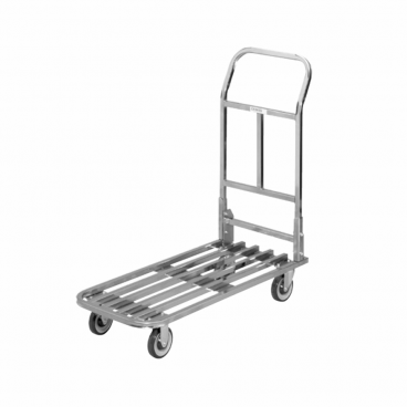 Channel Mfg STKC500 Chrome Plated 18” Wide Stocking Truck With Steel Tubular Decking