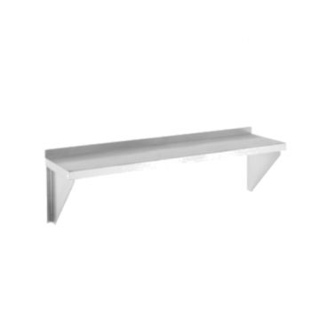 Channel Mfg SWS1224 Stainless Steel Solid Knock Down Wall Shelf - 24" x 12"