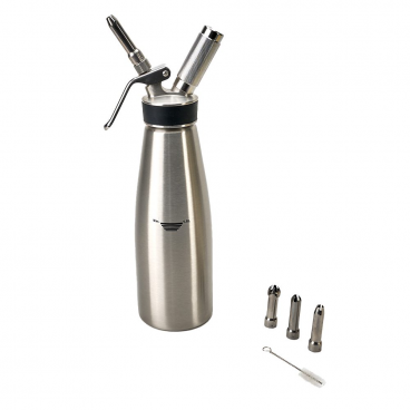 ICO Trading Stainless Steel Cream Whipper Silver .5 Litre