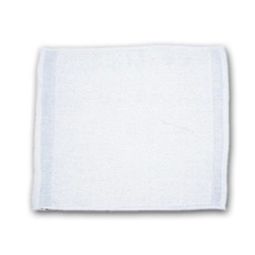 Chef Revival 700BRT24 24 Ounce 16" x 19" Ribbed White 100% Cotton Bar Mop Towel