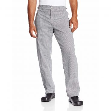 Chef Revival P034HT-2X 2XL Houndstooth Men's Yarn Dyed Poly Cotton Chef Trousers