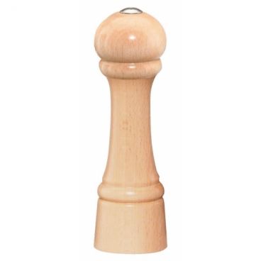 Chef Specialties 08255 Chef Professional Series 8" Windsor Natural Finish Wood Salt Shaker