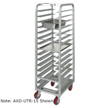 Channel Mfg AXD-UTR-10 10 Pan Heavy-Duty Aluminum Steam Table / Bun Pan Rack - Assembled
