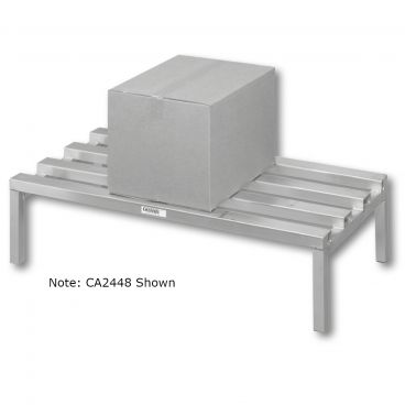 Channel Mfg CA2024 24" x 20" x 12" Aluminum Channel Arch Dunnage Rack - 2,500 lb. Capacity
