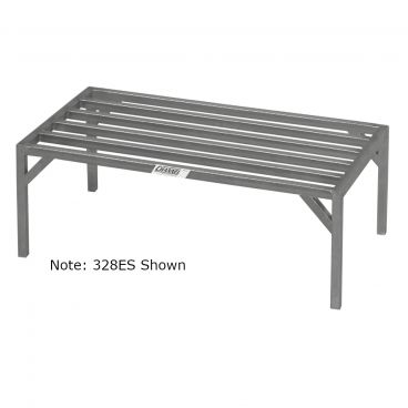 Channel Mfg ES2024 24" x 20" x 12" Stainless Steel Tubular Dunnage Rack - 4,000 lb. Capacity