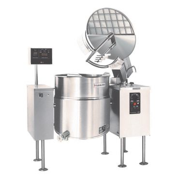 Cleveland MKEL100T_208/60/3 100 Gallon Tilting 2/3 Steam Jacketed Electric Mixer Kettle - 208V