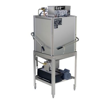CMA Dishmachines EST-C-EXT Extended-Door Single Rack Low Temperature, Chemical Sanitizing Corner Dishwasher - 115V