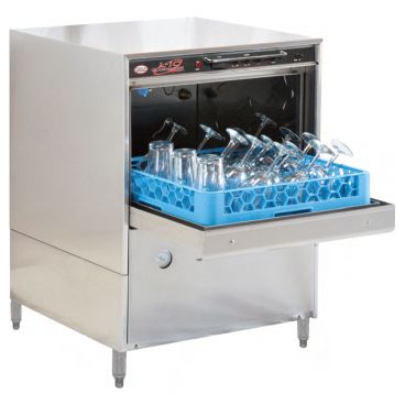 CMA Dishmachines L-1C Low Temperature Undercounter Glasswasher with 11" Door Opening - No Heater