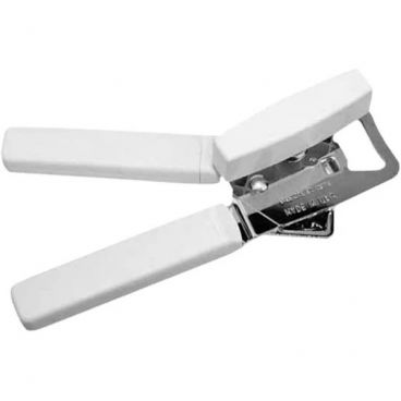 Winco CO-530 Handheld Portable Can Opener - White Handle