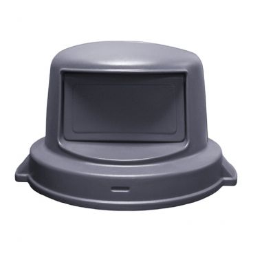 Continental 4456GY Grey Huskee Dome Lid For 44 Gallon Receptacle