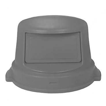 Continental 5550GY Grey Huskee Dome Lid For 55 Gallon Receptacle