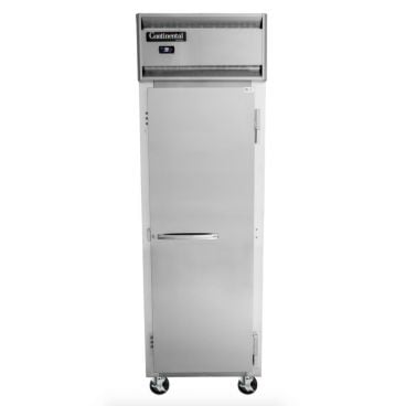 Continental Refrigerator 1FN 26" Reach-In Freezer With 1 Full-Height Solid Door, 20 Cubic Ft, 115 Volts