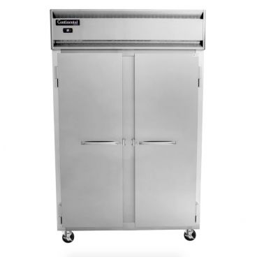 Continental Refrigerator 2FN 52" Reach-In Freezer With 2 Full-Height Solid Doors, 48 Cubic Ft, 115 Volts