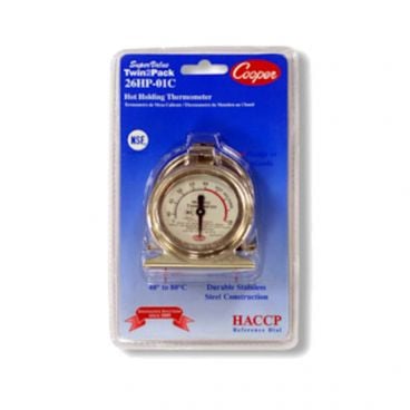 Cooper-Atkins 26HP-01C-2 Super Value Twin 2-Pack of 26HP-01C HACCP Hot Holding Celsius Thermometers