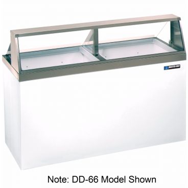 Master-Bilt DD-66CG Ice Cream Dipping Cabinet with Curved Glass - 16 Cu. Ft.