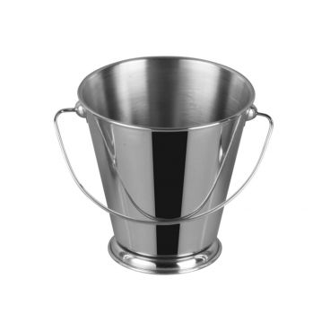 Winco DDSA-107S 5" x 5" Stainless Steel Mini Pail