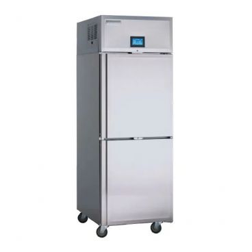 Delfield GADTR1P-SH 27.4" Specification Line Solid Half Door Dual Temperature Stainless Steel Reach In Refrigerator / Freezer - 21 Cu. Ft., 115V