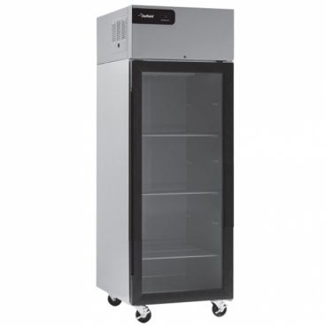 Delfield GAR1NP-G Specification Line 24” Wide Narrow Reach-In Refrigerator With Single Glass Door - 115V, 0.22 HP