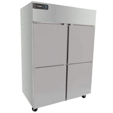 Delfield GAR2NP-SH Specification Line 48” Wide Narrow Reach-In Refrigerator With Four Solid Half-Height Doors - 115V, 0.35 HP
