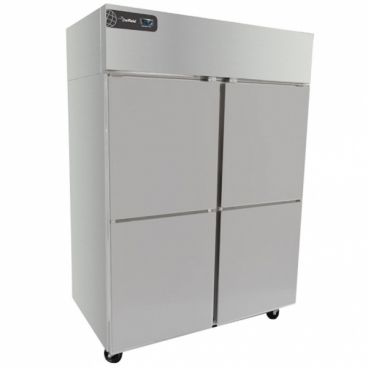 Delfield GAR2P-SH Specification Line 55-1/5” Wide Reach-In Refrigerator With Four Solid Half-Height Doors - 115V, 0.35 HP