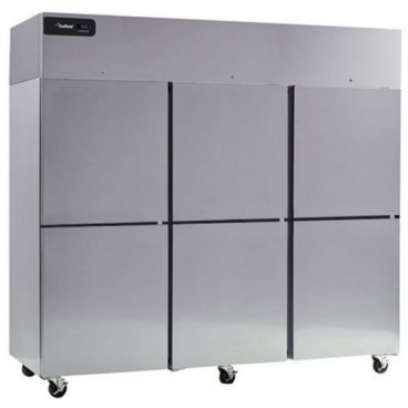 Delfield GAR3P-SH Specification Line 83” Wide Reach-In Refrigerator With Six Solid Half-Height Doors - 115V, 0.38 HP