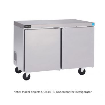 Delfield GUR32P-S Coolscapes 32” Wide Undercounter/Worktable Refrigerator With Single Door - 115V, 1/5 HP