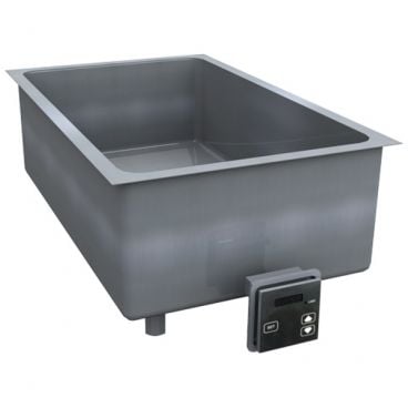 Delfield N8717-DESP Drop-In 1-Compartment Energy Saving Power ESP Insulated Stainless Steel Hot Food Well With Drain And Manifold For 12" x 20" Pans With Individual Digital Temperature Controls, 208-230V 1-Phase
