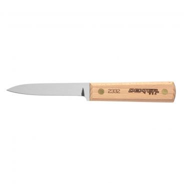 Dexter 2332 15271 Traditional 3.25 Inch High Carbon Steel Paring Knife With Beechwood Handle