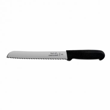Dexter 30502 Val-U 8 Inch DEXSTEEL High Carbon Steel Bread Knife With Black Polypropylene Handle